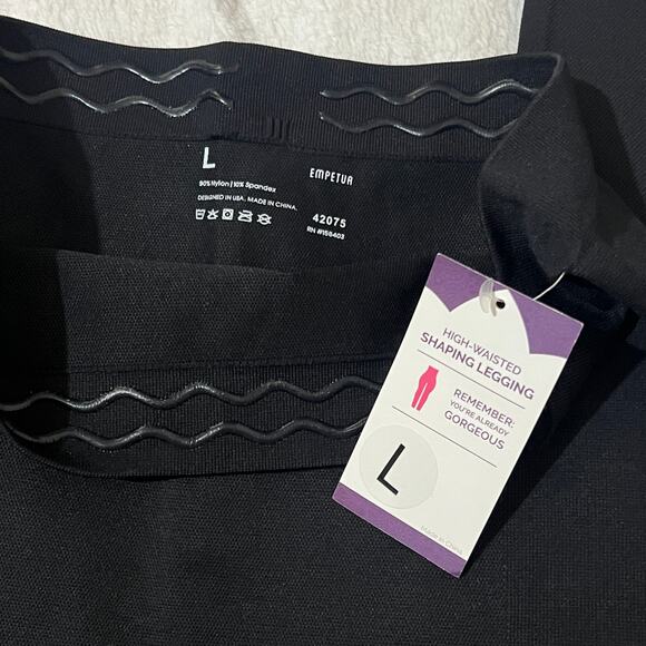 Empetua (L) Black High Waisted Shaping Leggings Shapewear from Shapermint - Picture 6 of 8